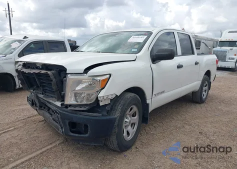 2017 Nissan Titan S из США, поврежденный, VIN 1N6AA1EK8HN556263